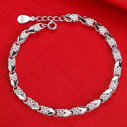 😀👉【Cumpără 1 primești 1】💕Brățară New Fashion din argint 925 inimă la inimă pentru femei