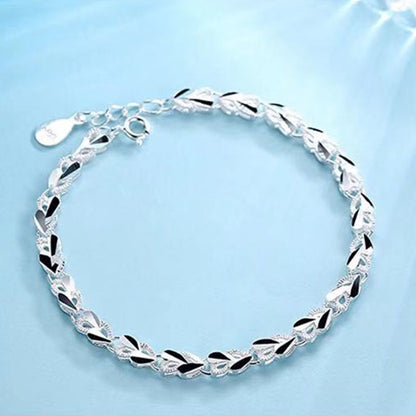 😀👉【Cumpără 1 primești 1】💕Brățară New Fashion din argint 925 inimă la inimă pentru femei