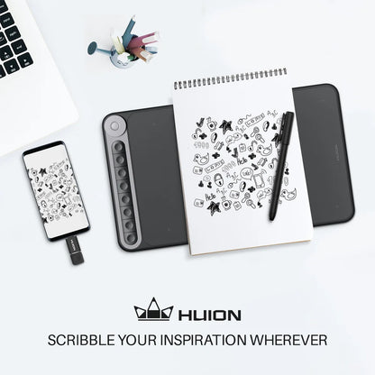 HUION Scribo PW310 Digital Neutral Battery-free Pen 8192 Levels for HS611/HS64/HS610/Q620M/H610PRO V2/Kamvas Pro 20