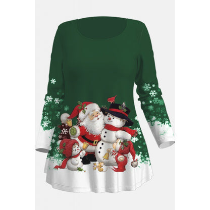 【L-4XL】Craciun lmprimare Creativ 3D Digital Ocazional Costum Loose Crew Gat pentru barbati sifemei