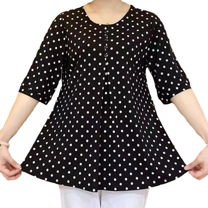 🌟【L-5XL】Top lung elegant, la modă plus mărime