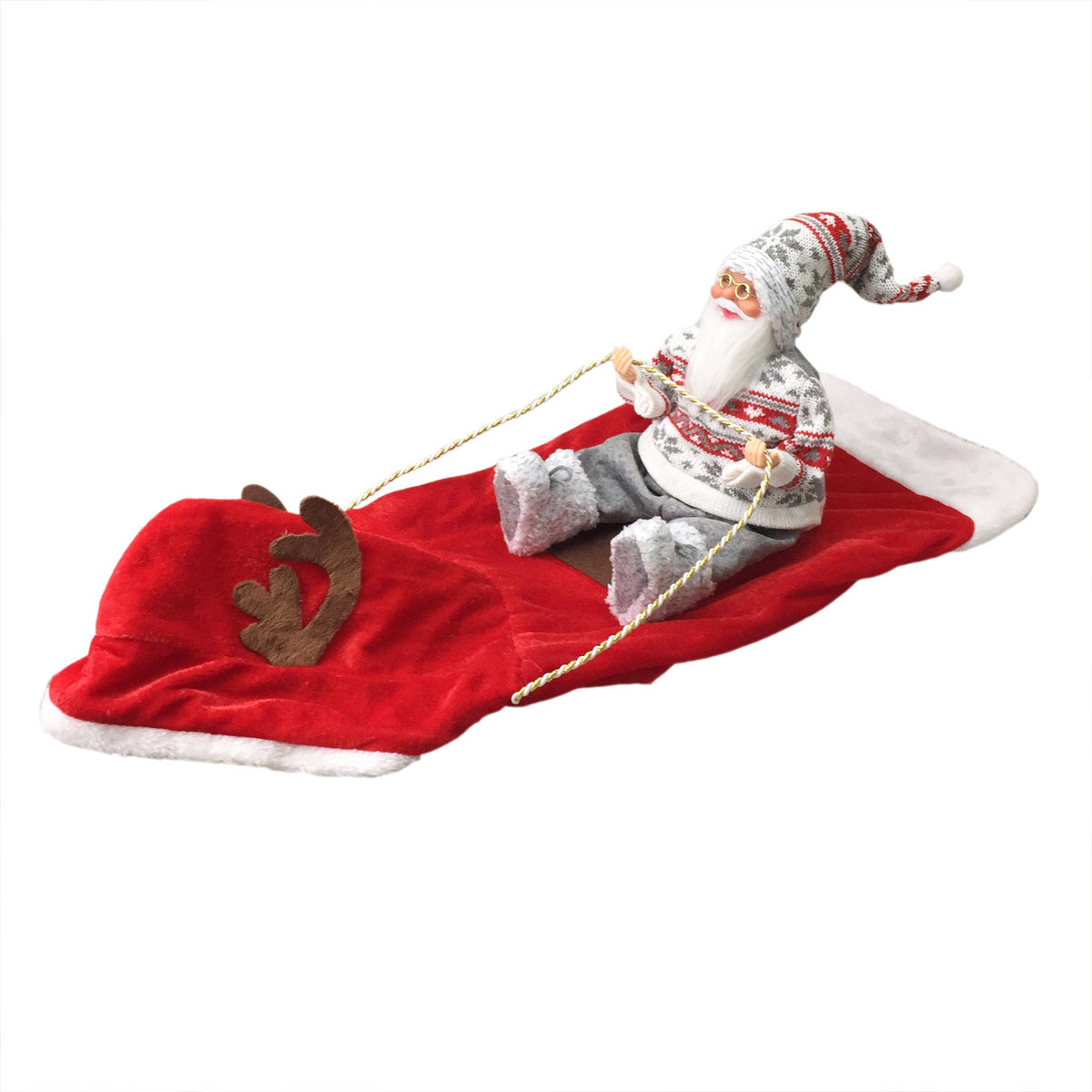 Pet Dog Christmas Costume Santa Claus a Hacking Outfit Christmas Pet Clothes Riding Deer Outfit Pet Christmas Product