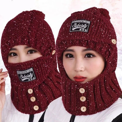 VÂNZĂRI DE CRĂCIUN -45% OFF - Protecție integrată a urechilor de protecție a urechilor Șapcă Windproof Scarf