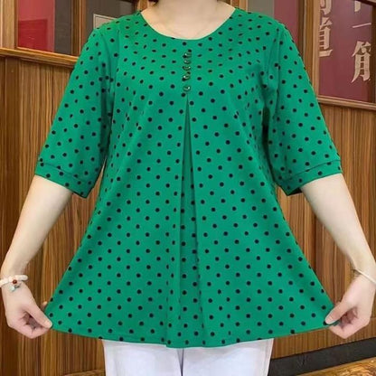 🌟【L-5XL】Top lung elegant, la modă plus mărime