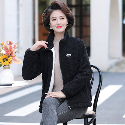 🔥Produse noi de iarnă🔥【XL-5XL】2023 iarna stil nou de catifea ingrosata jacheta calda lejera top casual din catifea granulata