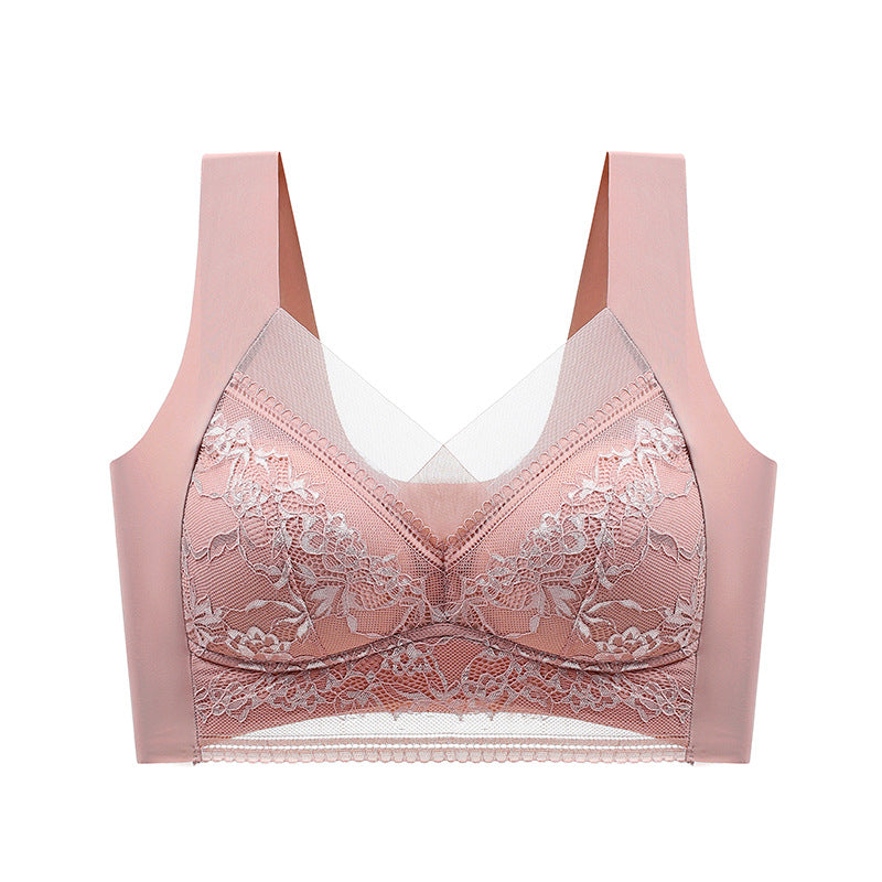 Sutien cu dantelă fără fir Push Up