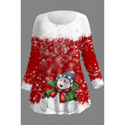 【L-4XL】Craciun lmprimare Creativ 3D Digital Ocazional Costum Loose Crew Gat pentru barbati sifemei