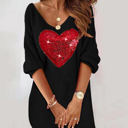 ❤️2024 rochie nouă pentru femei din bumbac pur dragoste rochie