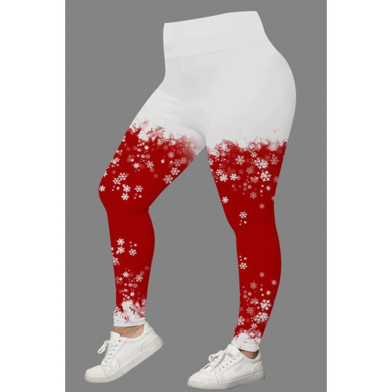 【L-4XL】Craciun lmprimare Creativ 3D Digital Ocazional Costum Loose Crew Gat pentru barbati sifemei