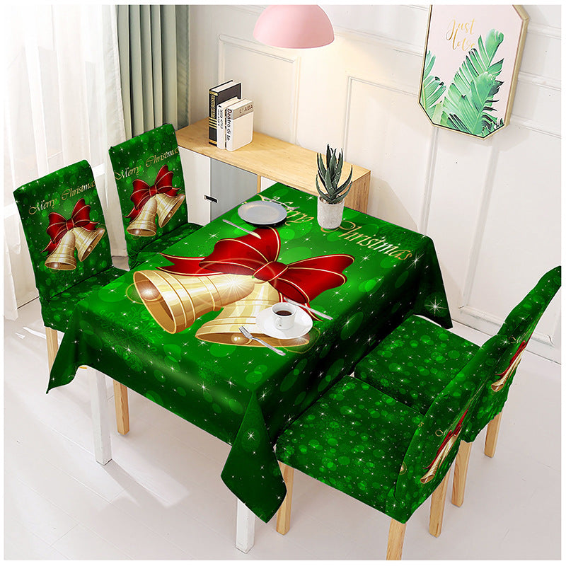 (Reducere de Crăciun timpurie - 50% REDUCERE) Decorare pentru scaun pentru față de masă de Crăciun