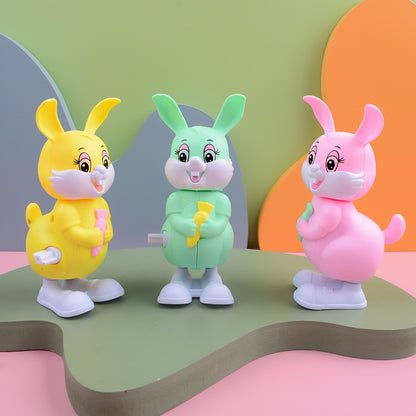 【12 bucăți】Jucărie cu ceas pentru copii Jumping Bunny