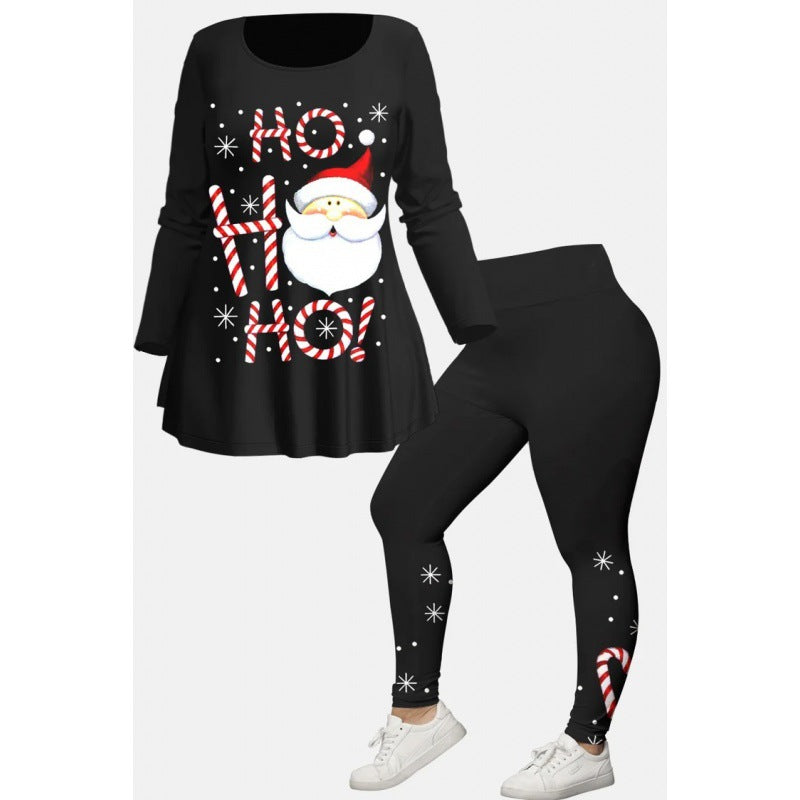 【L-4XL】Craciun lmprimare Creativ 3D Digital Ocazional Costum Loose Crew Gat pentru barbati sifemei