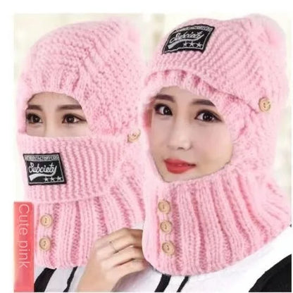 VÂNZĂRI DE CRĂCIUN -45% OFF - Protecție integrată a urechilor de protecție a urechilor Șapcă Windproof Scarf