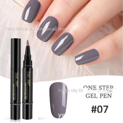 【4 piese 129 Lei】Pen oja cu gel pentru unghii 3 în 1 într-un pas