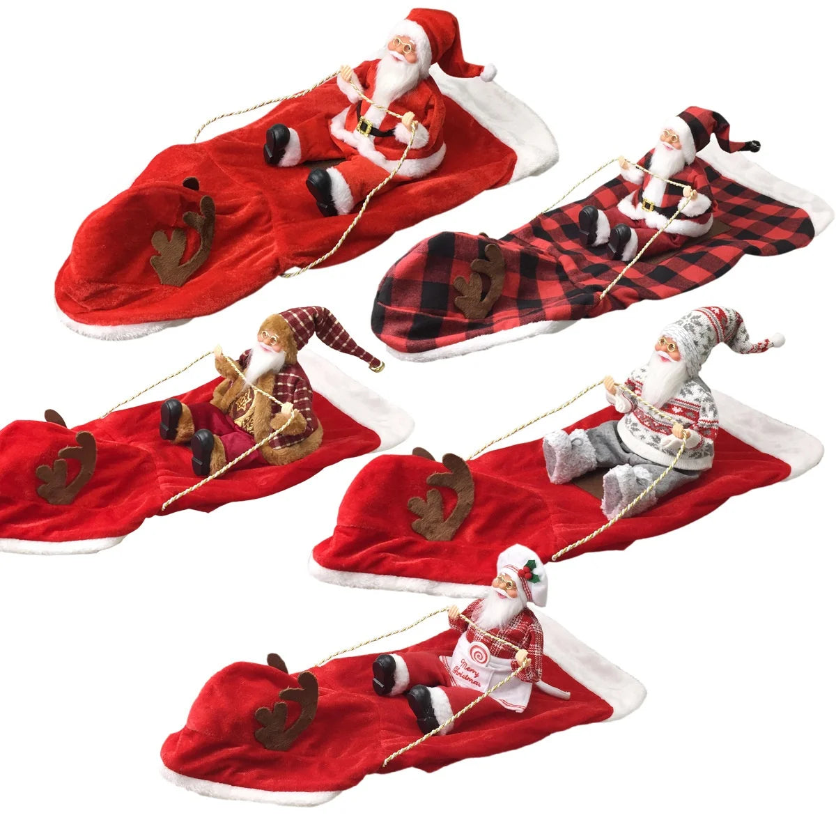 Pet Dog Christmas Costume Santa Claus a Hacking Outfit Christmas Pet Clothes Riding Deer Outfit Pet Christmas Product