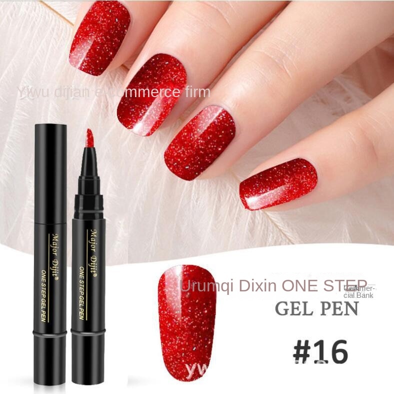 【4 piese 129 Lei】Pen oja cu gel pentru unghii 3 în 1 într-un pas