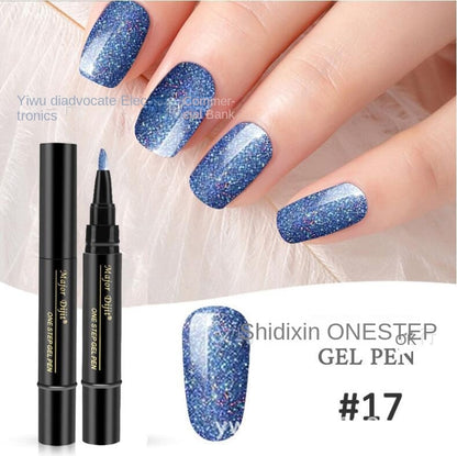 【4 piese 129 Lei】Pen oja cu gel pentru unghii 3 în 1 într-un pas