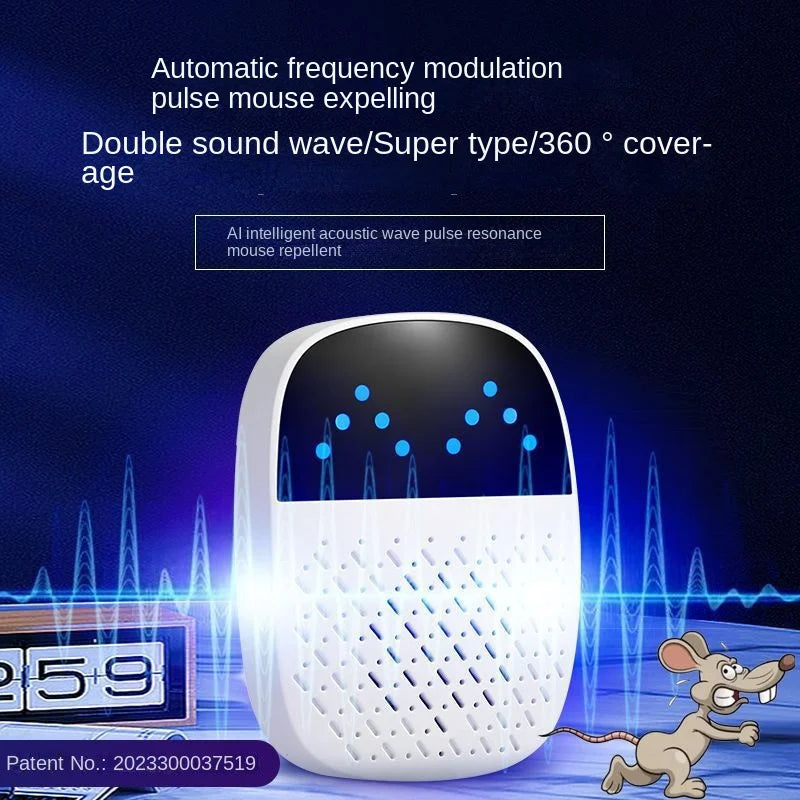 Fantastic Rat Repellent Appliance Rat-Catching Mouse-Killing Mouse Mouse Expeller Ultrasonic High-Power Household Anti-Catching and Anti-Collision Electronic Cat