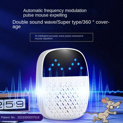 Fantastic Rat Repellent Appliance Rat-Catching Mouse-Killing Mouse Mouse Expeller Ultrasonic High-Power Household Anti-Catching and Anti-Collision Electronic Cat