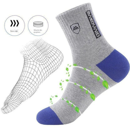 Factory Socks Men's Autumn and Winter Basketball Socks Men's Cotton Socks Spot Middle Tube Cotton Socks Trendy Sports Stockings Ins