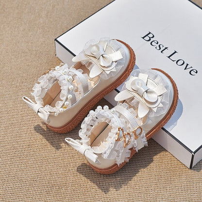 Lolita bow soft-soled princess shoes