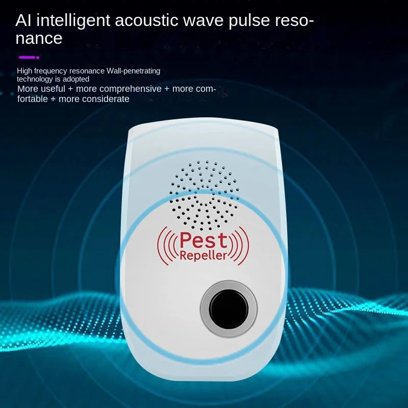 Fantastic Rat Repellent Appliance Rat-Catching Mouse-Killing Mouse Mouse Expeller Ultrasonic High-Power Household Anti-Catching and Anti-Collision Electronic Cat