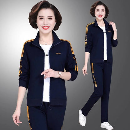 【M-5XL】2023 toamna si iarna nou costum sport casual set din doua piese [Top + pantaloni]