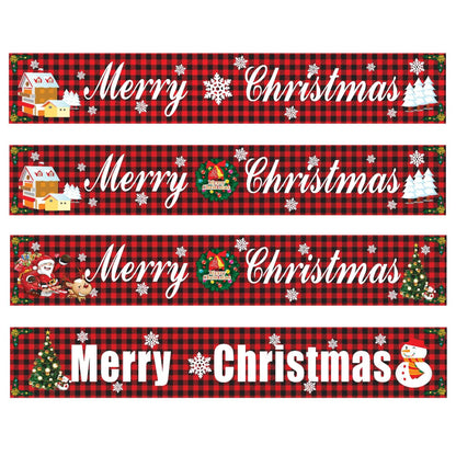 🎄【Cumpără 1 primești 1 gratis】Crăciun în aer liber Banner în aer liber Steagul de tragere🎅