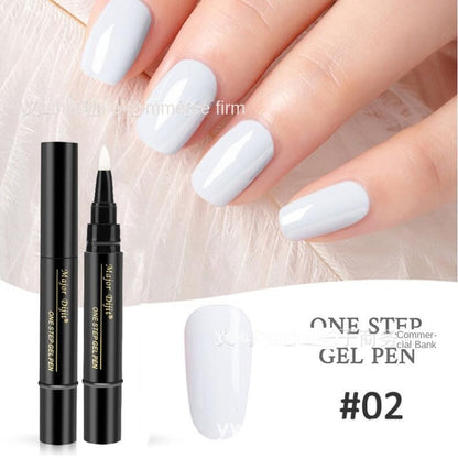 【4 piese 129 Lei】Pen oja cu gel pentru unghii 3 în 1 într-un pas