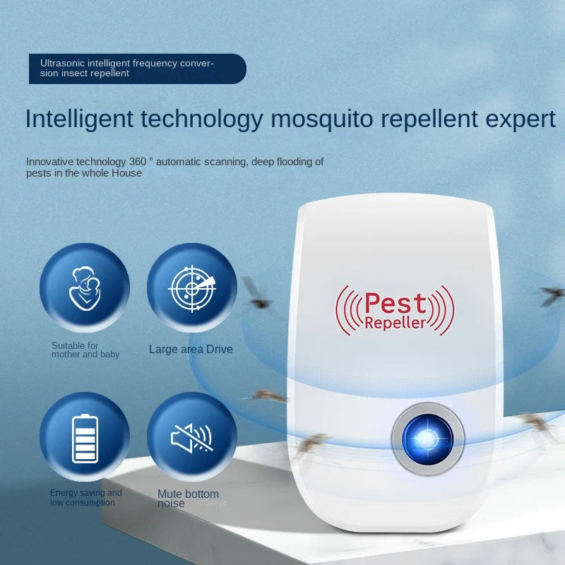 Fantastic Rat Repellent Appliance Rat-Catching Mouse-Killing Mouse Mouse Expeller Ultrasonic High-Power Household Anti-Catching and Anti-Collision Electronic Cat