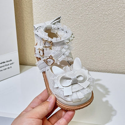 Lolita bow soft-soled princess shoes