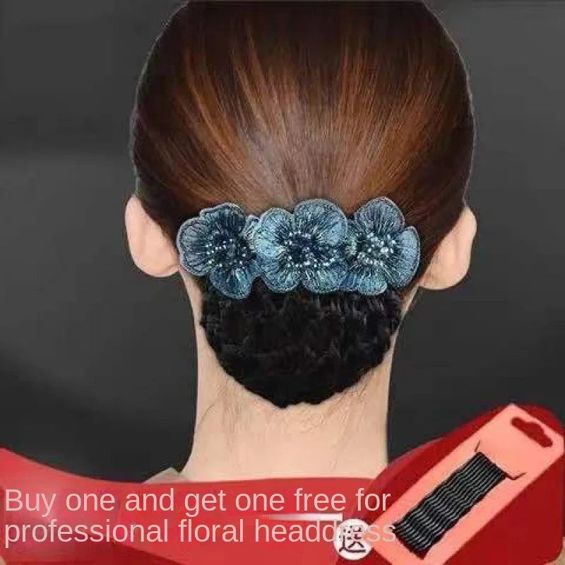 (Cumpărați 2 obțineți 2 gratuit) 4 bucăți 🌸 Removable Mesh Hand Embroidered Beaded Hair Clips