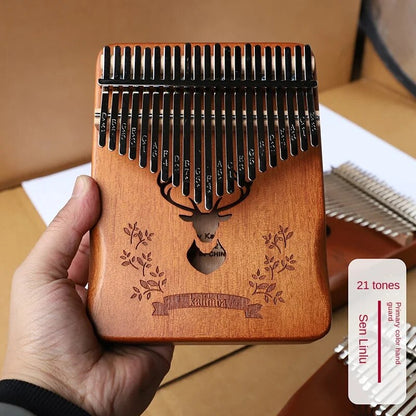 Instrument cu degetul kalimba de 17 tonuri pentru pian pentru începători