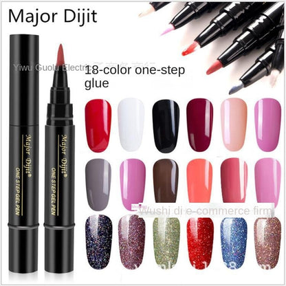 【4 piese 129 Lei】Pen oja cu gel pentru unghii 3 în 1 într-un pas