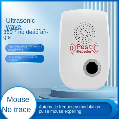 Fantastic Rat Repellent Appliance Rat-Catching Mouse-Killing Mouse Mouse Expeller Ultrasonic High-Power Household Anti-Catching and Anti-Collision Electronic Cat