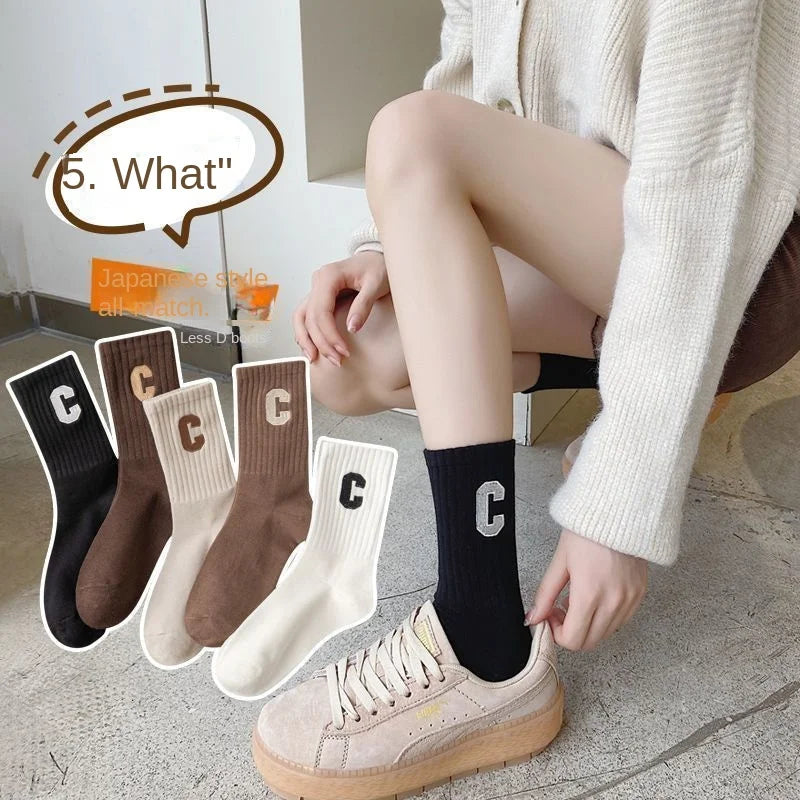 Factory Socks Men's Autumn and Winter Basketball Socks Men's Cotton Socks Spot Middle Tube Cotton Socks Trendy Sports Stockings Ins