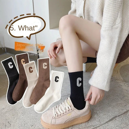 Factory Socks Men's Autumn and Winter Basketball Socks Men's Cotton Socks Spot Middle Tube Cotton Socks Trendy Sports Stockings Ins