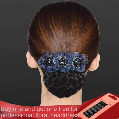 (Cumpărați 2 obțineți 2 gratuit) 4 bucăți 🌸 Removable Mesh Hand Embroidered Beaded Hair Clips