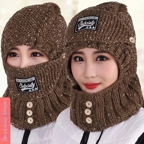 VÂNZĂRI DE CRĂCIUN -45% OFF - Protecție integrată a urechilor de protecție a urechilor Șapcă Windproof Scarf
