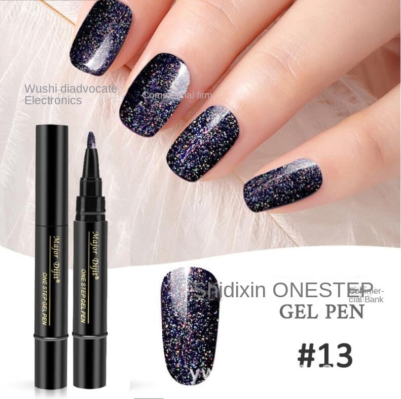 【4 piese 129 Lei】Pen oja cu gel pentru unghii 3 în 1 într-un pas