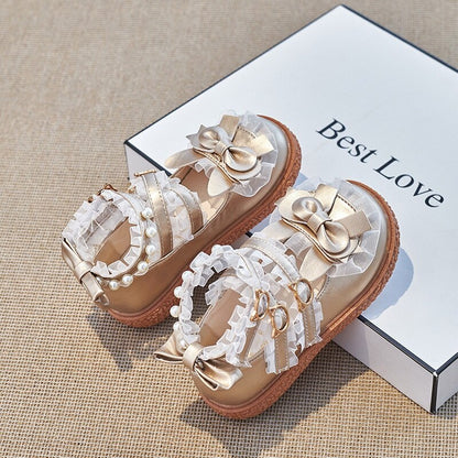 Lolita bow soft-soled princess shoes