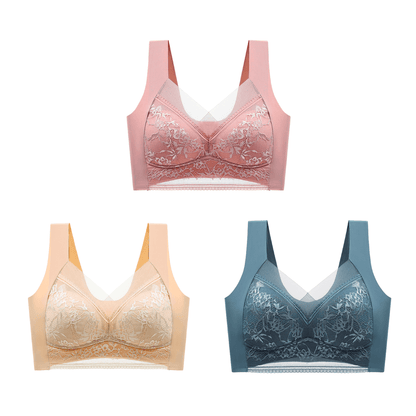 Sutien cu dantelă fără fir Push Up