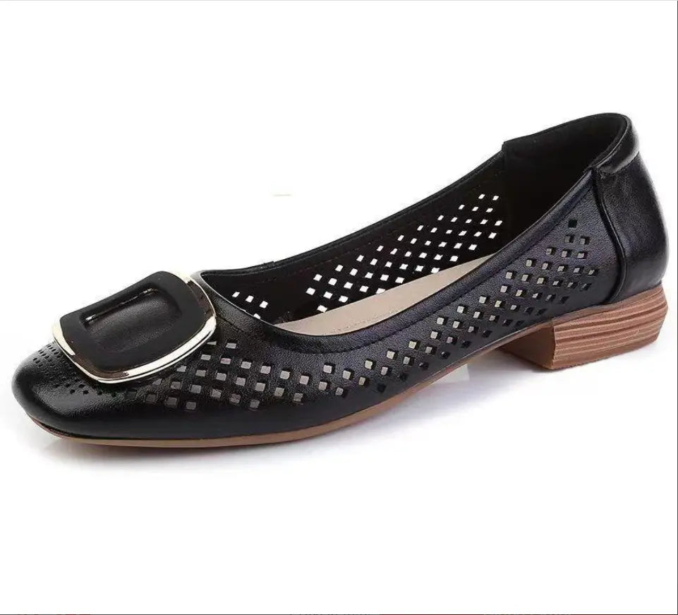 NEW Primăvara Vara Soft Bottom Casual Casual Shallow Mouth Pantofi pentru femei .
